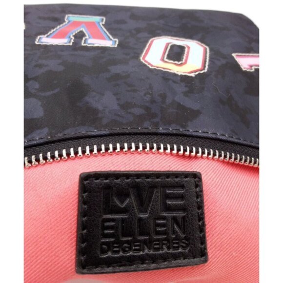 Love Ellen Degeneres Zippered Pouch Cosmetic Jewelry Bag Case Navy Tv Celebrity - Picture 7 of 8